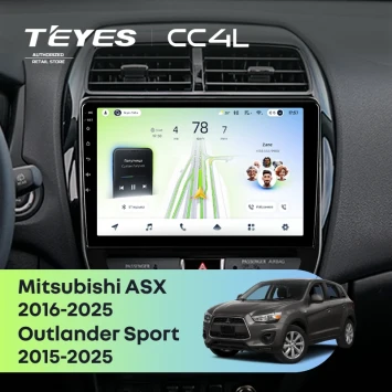 Штатная магнитола Teyes CC4L 6/64 с DTS Mitsubishi ASX (2016-2026) F2
