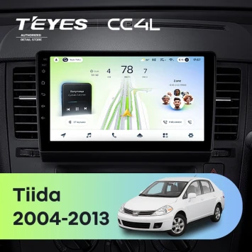Штатная магнитола Teyes CC4L 6/64 с DTS Nissan Tiida C11 (2004-2013) F1