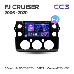 Штатная магнитола Teyes CC3L 4/32 Toyota FJ Cruiser J15 (2006-2020) F2