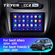 Штатная магнитола Teyes CC2 Plus 4/32 Seat Altea 5P (2004-2015)