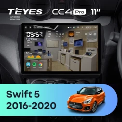 Штатная магнитола Teyes CC4 Pro 8/128 Suzuki Swift 5 (2016-2020) (11")