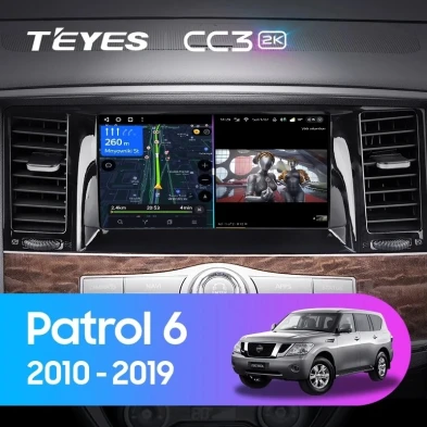 Штатная магнитола Teyes CC3 2K 6/128 Nissan Patrol 6 Y62 (2010-2019)