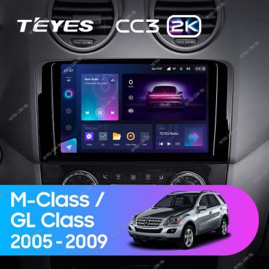 Штатная магнитола Teyes CC3 2K 4/64 Mercedes-Benz ML-Class (2005-2009) F1