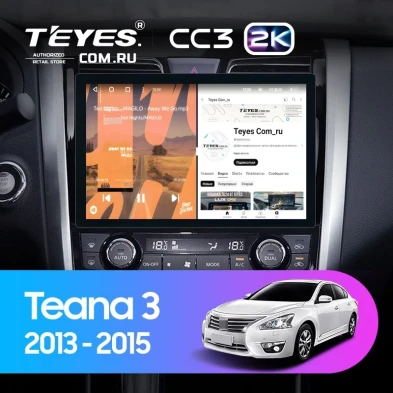 Штатная магнитола Teyes CC3 2K 6/128 Nissan Teana J33 (2013-2015) Тип-B (11")