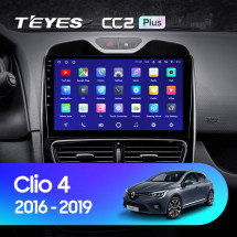 Штатная магнитола Teyes CC2 Plus 6/128 Renault Clio 4 BH98 KH98 (2016-2019)