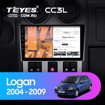 Штатная магнитола Teyes CC3L WiFi 2/32 Renault Logan 1 (2004-2009)
