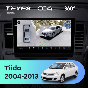 Штатная магнитола Teyes CC4 360 8/128 Nissan Tiida C11 (2004-2013) F1