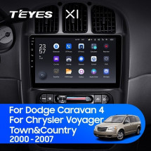 Штатная магнитола Teyes X1 4G 2/32 Chrysler Voyager (2000-2007) Тип А