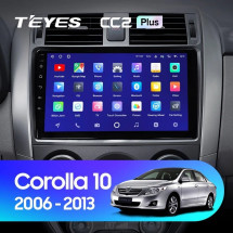 Штатная магнитола Teyes CC2L Plus 2/32 Toyota Corolla 10 E140 E150 (2006-2013) Тип-A