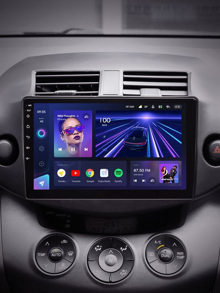 Штатная магнитола Teyes CC3 4/32 Toyota RAV4 3 XA30 (2005-2013) F2 10&quot;