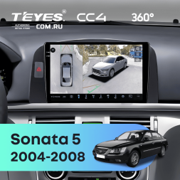 Штатная магнитола Teyes CC4 360 8/128 Hyundai Sonata 5 NF (2004-2008) F2