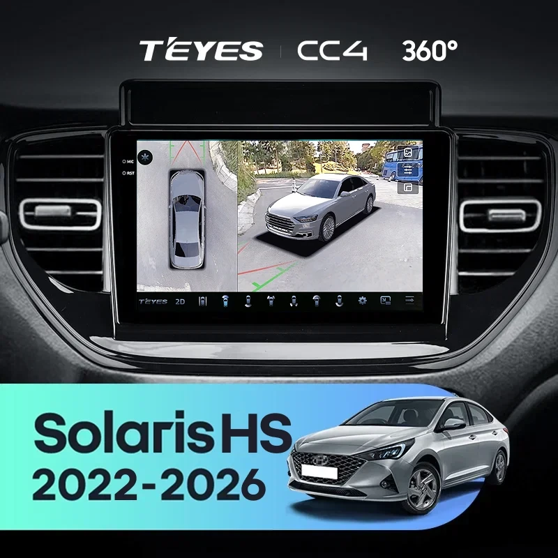 Штатная магнитола Teyes CC4 360 6/64 Solaris HS (2022-2026)