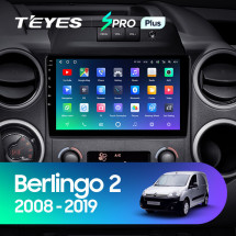 Штатная магнитола Teyes SPRO Plus 4/32 Citroen Berlingo 2 B9 (2008-2019)