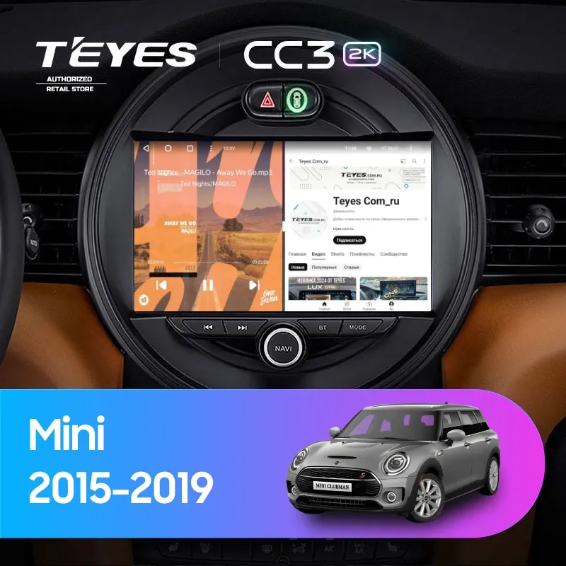 Штатная магнитола Teyes CC3 2K 6/128 Mini Clubman (F54) (2015-2019)