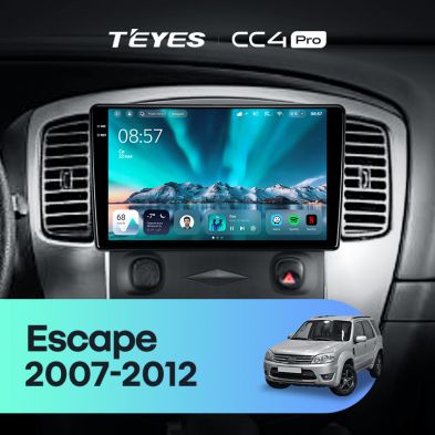 Штатная магнитола Teyes CC4 Pro 12/256 Ford Escape (2007-2012)