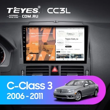 Штатная магнитола Teyes CC3L 4/32 Mercedes-Benz C-Class 3 W204 S204 (2006-2011)