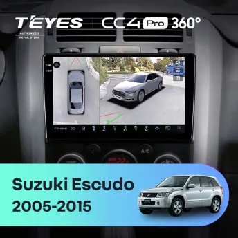 Штатная магнитола Teyes CC4 Pro 360 12/256 Suzuki Escudo (2005 2015)