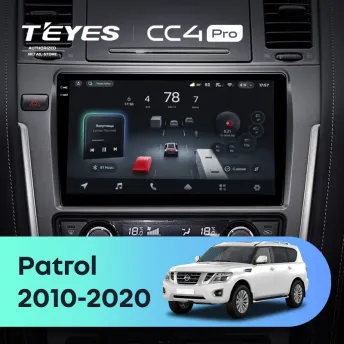 Штатная магнитола Teyes CC4 Pro 8/128 Nissan Patrol Y62 (2010-2020) F2