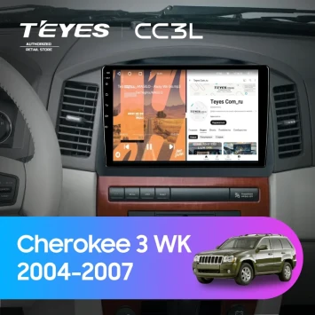Штатная магнитола Teyes CC3L 4/64 Jeep Grand Cherokee 3 WK (2004-2007) F2