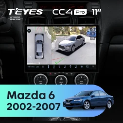 Штатная магнитола Teyes CC4 Pro 8/128 Mazda 6 GG (2002-2007) (11")