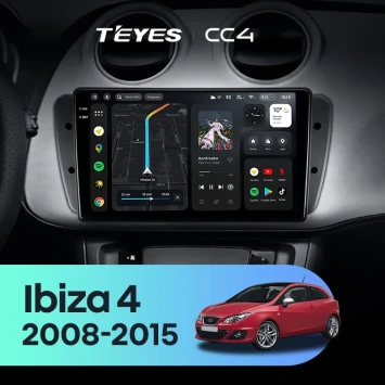 Штатная магнитола Teyes CC4 6/64 Seat Ibiza 6J (2008-2015)
