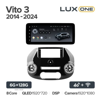 Штатная магнитола Teyes LUX ONE 6/128 Mercedes-Benz Vito 3 W447 (2014-2024)