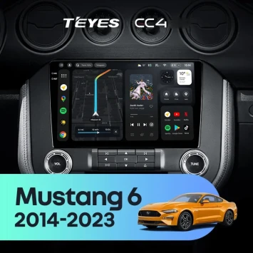 Штатная магнитола Teyes CC4 8/128 Ford Mustang VI S550 (2014-2023) F1
