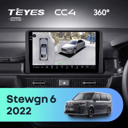 Штатная магнитола Teyes CC4 360 6/64 Honda Stepwgn 6 2022+ Правый руль