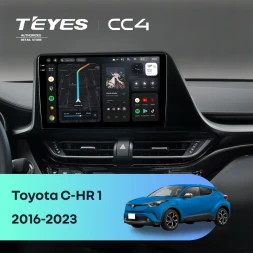 Штатная магнитола Teyes CC4 8/128 Toyota C-HR 1 (2016-2023) F1