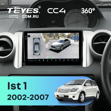 Штатная магнитола Teyes CC4 360 6/64 Toyota Ist 1 (2002-2007) Правый руль