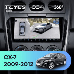 Штатная магнитола Teyes CC4 360 8/128 Mazda CX7 CX-7 CX 7 ER (2009-2012)