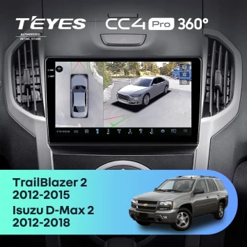 Штатная магнитола Teyes CC4 Pro 360 12/256 Isuzu D-Max 2 (2012-2018)