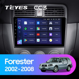 Штатная магнитола Teyes CC3 4/64 Subaru Forester SG (2002-2008)