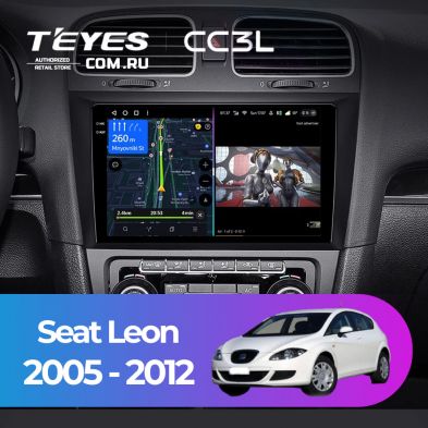 Штатная магнитола Teyes CC3L 4/32 Seat Leon (2005-2012)