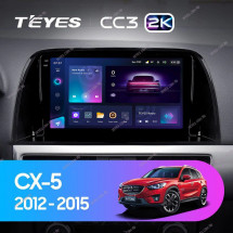 Штатная магнитола Teyes CC3 2K 360 6/128 Mazda CX-5 (2012-2015) Тип-C