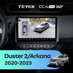 Штатная магнитола Teyes CC4 Pro 360 8/128 Renault Arkana (2020-2023) F1