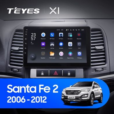 Штатная магнитола Teyes X1 4G 2/32 Hyundai Santa Fe 2 (2006-2012)