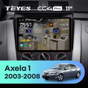Штатная магнитола Teyes CC4 Pro 8/128 Mazda Axela 1 (2003-2008) (11")