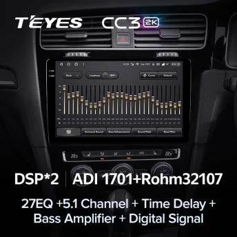 Штатная магнитола Teyes CC3 2K 6/128 Volkswagen Golf 7 MK7 (2012-2020) Правый руль