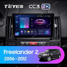 Штатная магнитола Teyes CC3 2K 6/128 Land Rover Freelander 2 (2006-2012)