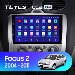 Штатная магнитола Teyes CC2 Plus 6/128 Ford Focus 2 Mk 2 (2005-2010) F1