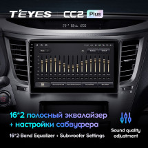 Штатная магнитола Teyes CC2L Plus 1/16 Subaru Legacy 5 (2009-2014)