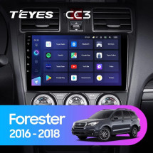Штатная магнитола Teyes CC3 4/64 Subaru Forester SJ (2015-2018)