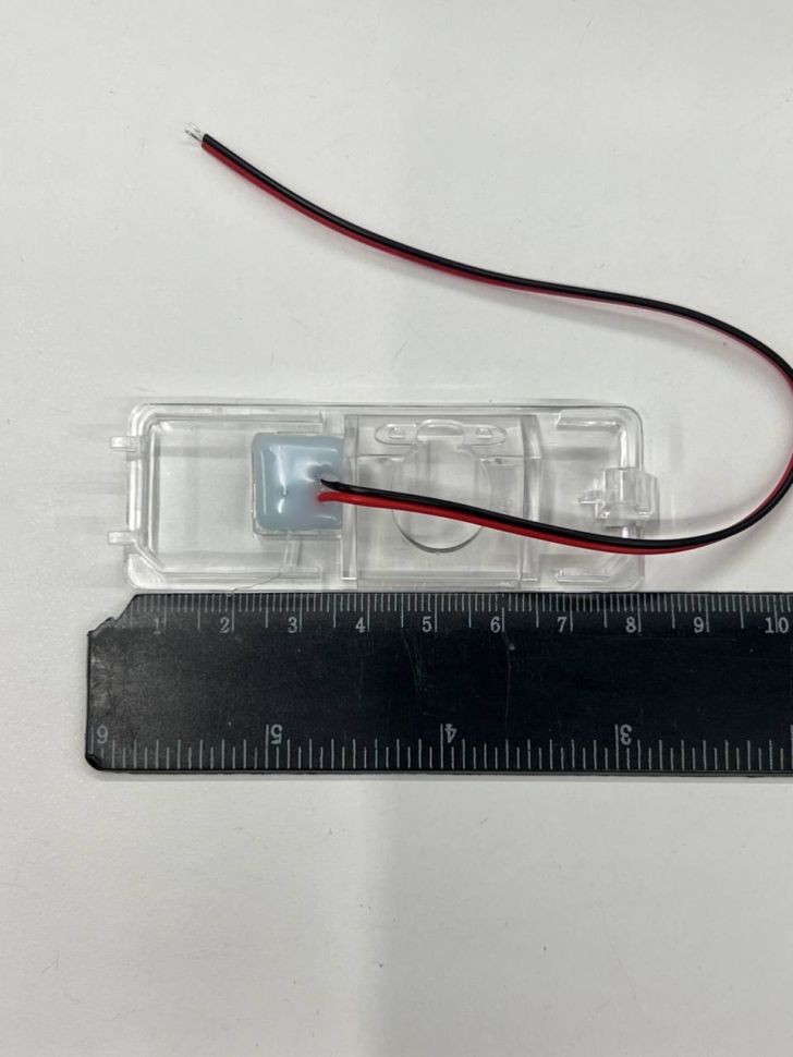 Адаптер под заднюю камеру в подсветку номера VW Polo 10+ (хэтч), Skoda Fabia new