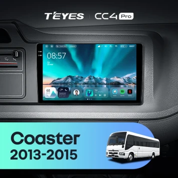 Штатная магнитола Teyes CC4 Pro 8/128 Toyota Coaster (2013-2015)