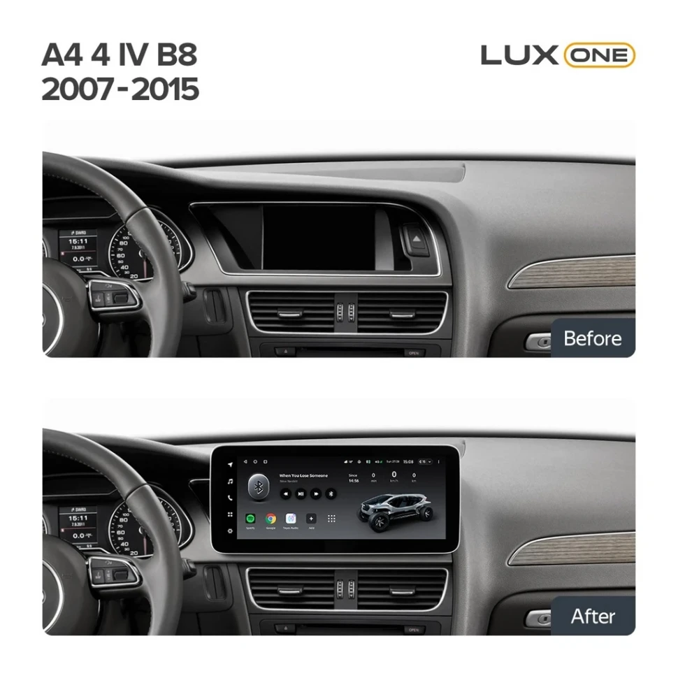 Штатная магнитола Teyes LUX ONE 6/128 Audi A4 4 IV B8 (2007-2015) (B)