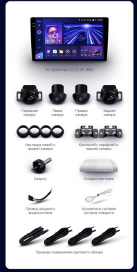 Штатная магнитола Teyes CC3 2K 360 6/128 Honda Vezel 2 (2021-2024)