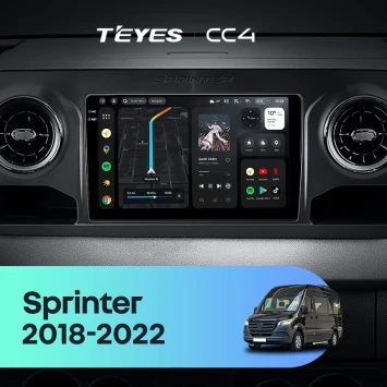 Штатная магнитола Teyes CC4 6/64 Mercedes-Benz Sprinter (2018-2022) F1