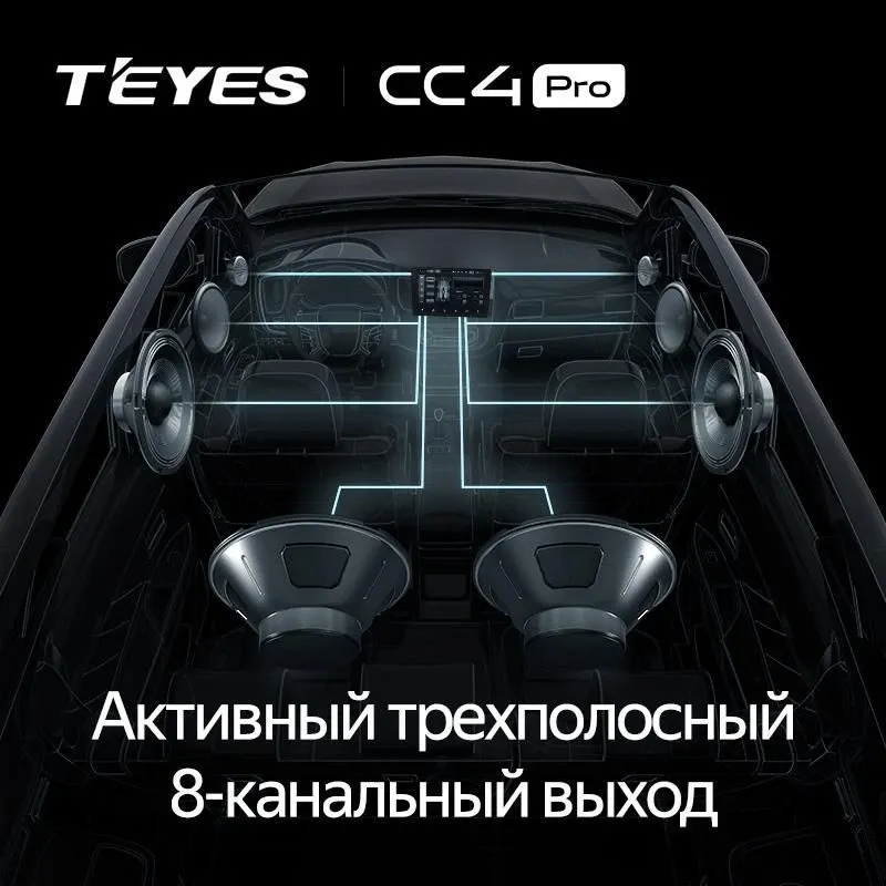 Штатная магнитола Teyes CC4 Pro 8/128 Jeep Compass 1 MK (2009-2015) (13")