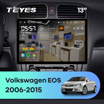 Штатная магнитола Teyes CC4 Pro 8/128 Volkswagen EOS (2006-2015) (13")
